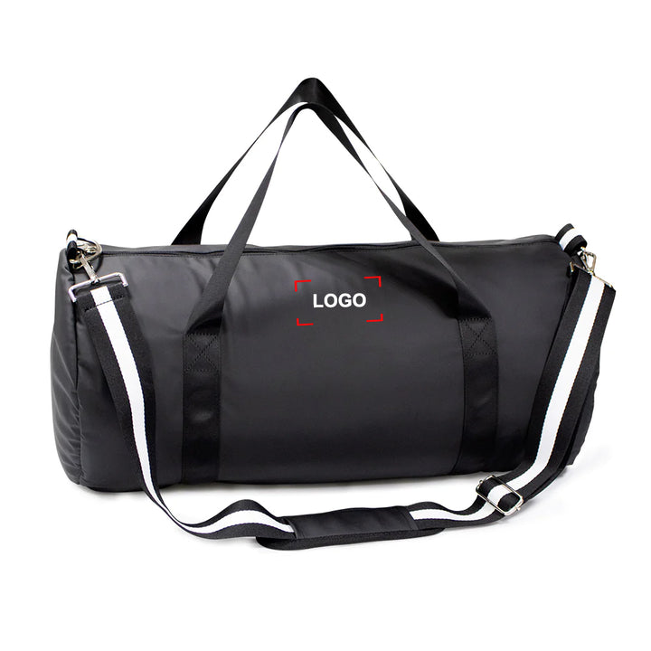 Premium Sports Bags, Matte Black - Water Resistant Duffle Bag for Gym, Training, Team Bag - Just Adore