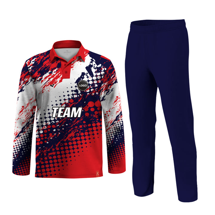 Cricket Uniform with name and number, Printed jersey and Plain Pant - MOQ 11 Sets - Just Adore