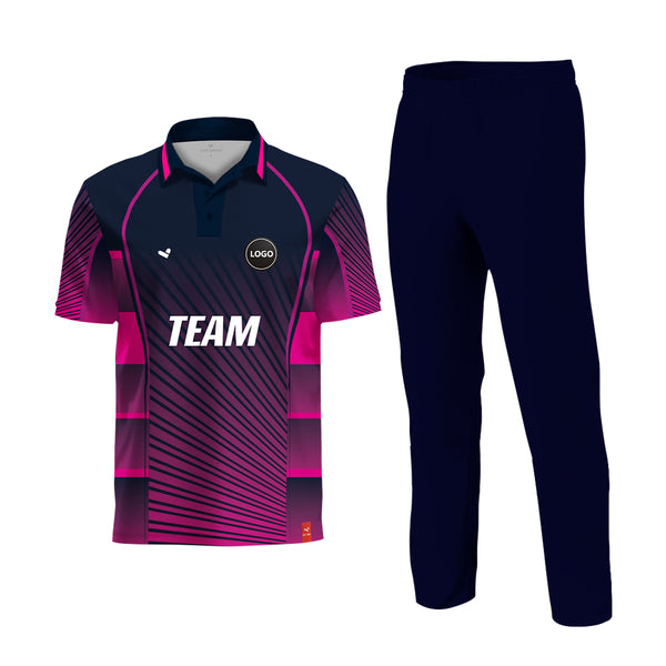 Design your own sports uniform online Jersey with Plain Trouser - MOQ 11 Sets - Just Adore