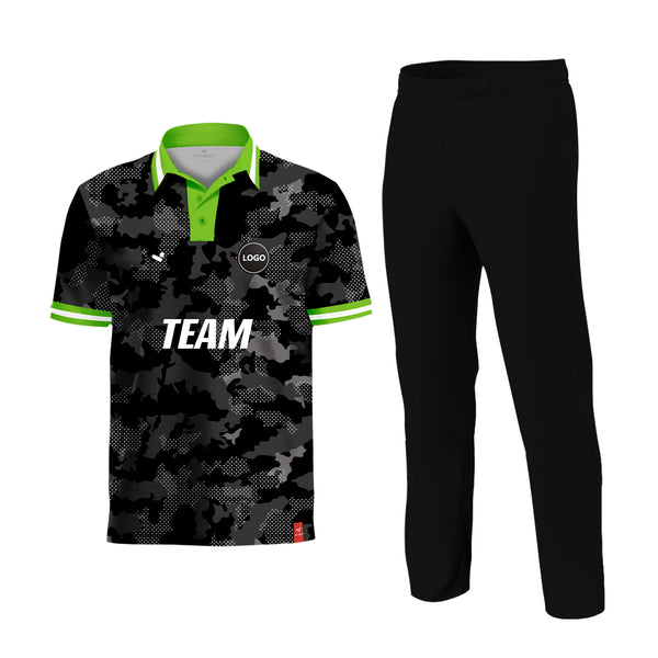 Sublimated Cricket Shirts with Plain Pant - MOQ 11 Sets - Just Adore