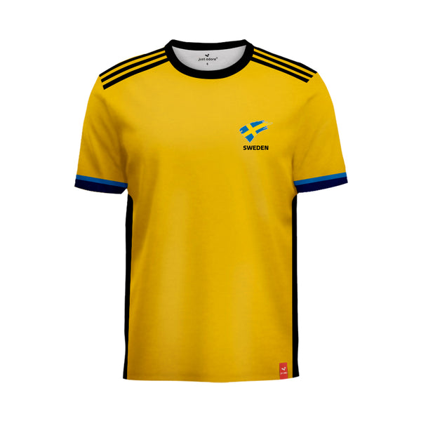 Sweden Football Team Fans Home Jersey - Just Adore