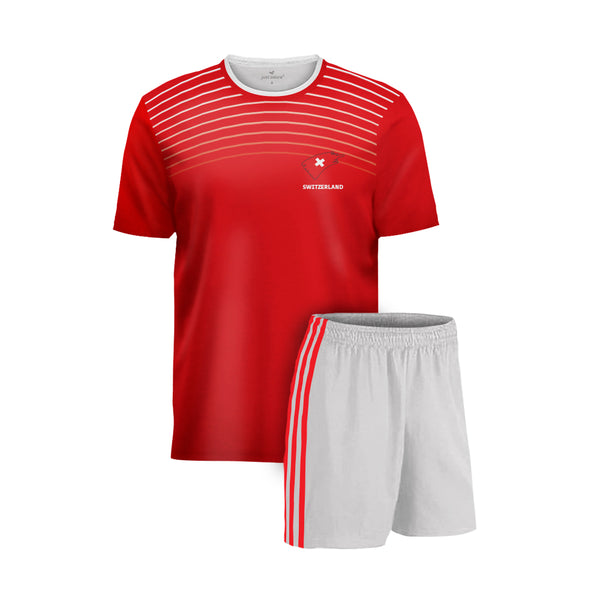 Switzerland Football Team Home Fans Jersey Set - Just Adore