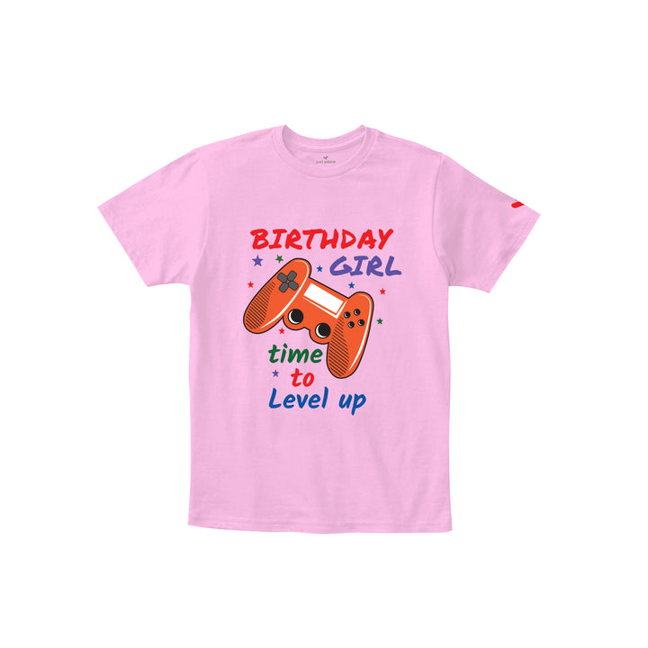 Time to Level Up Birthday T-shirt Girls - Just Adore