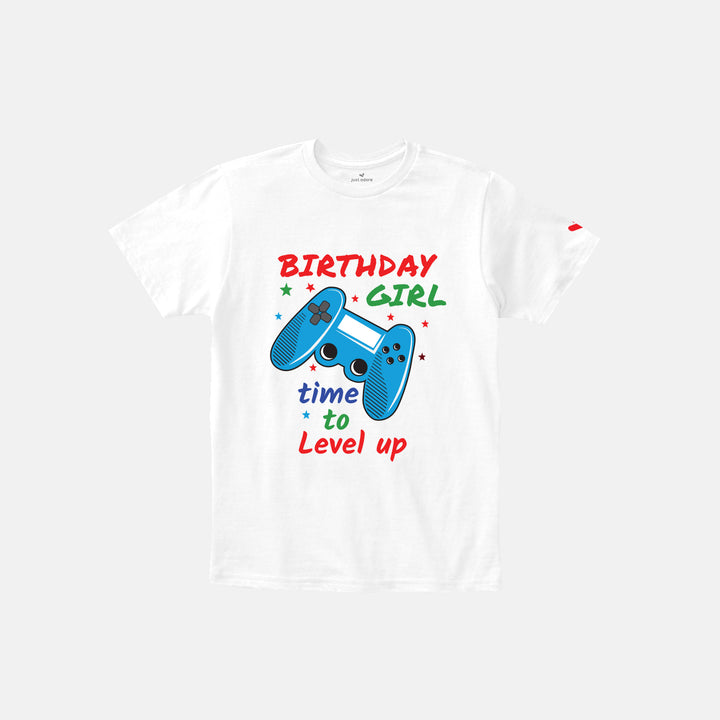 Time to Level Up Birthday T-shirt Girls - Just Adore