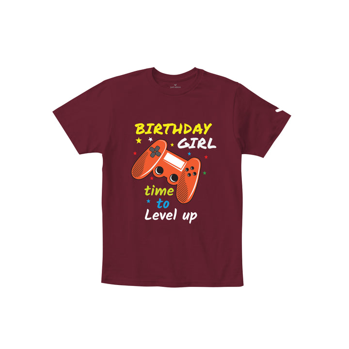 Time to Level Up Birthday T-shirt Girls - Just Adore