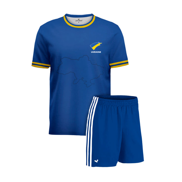 Ukraine Football Team Fans Away Jersey Set - Just Adore