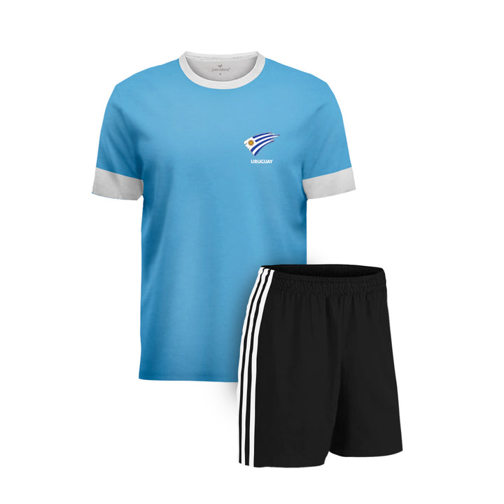 Uruguay Football Team Home Fans Jersey Set - Just Adore