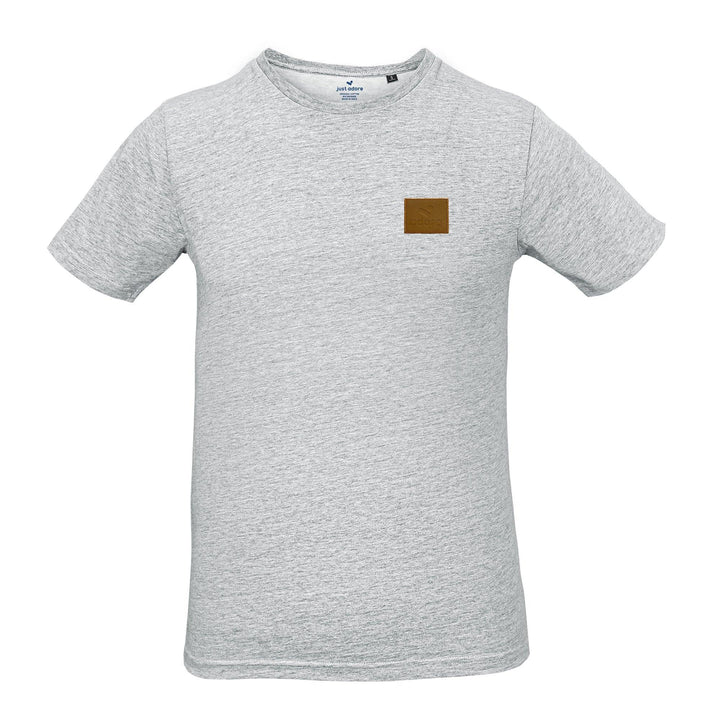 Adore Leather Badge T-shirt - Just Adore
