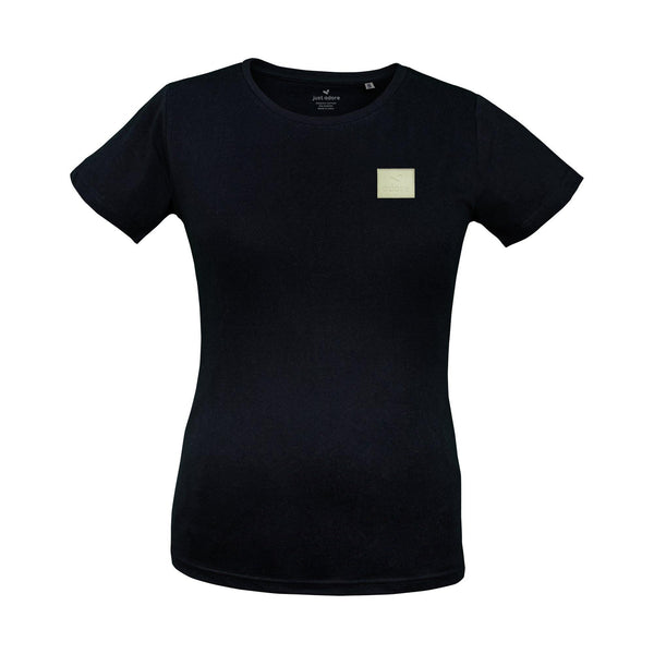 Adore Leather Badge Tee - Just Adore