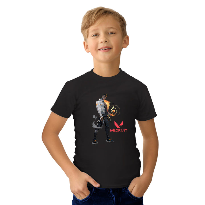 Valorant Character Phoenix Kids Tshirt - Just Adore