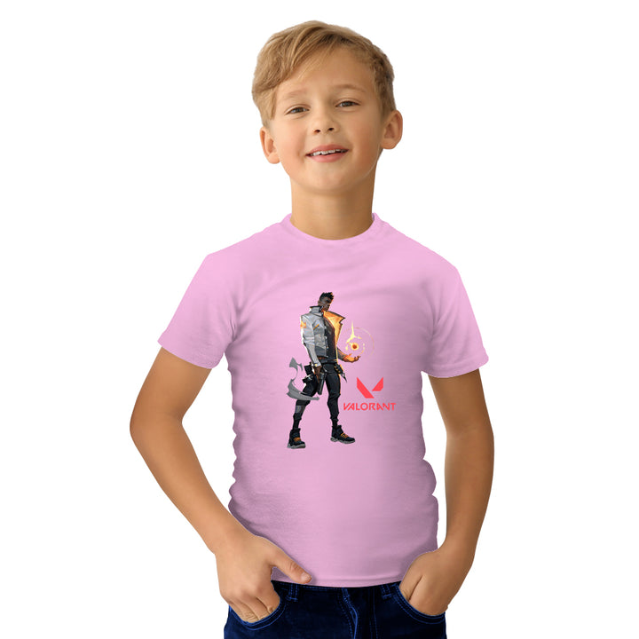 Valorant Character Phoenix Kids Tshirt - Just Adore