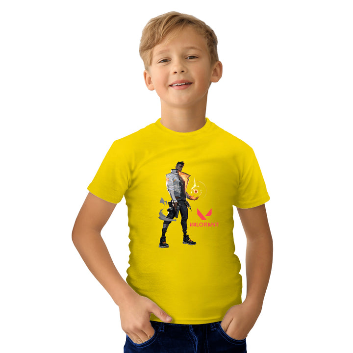 Valorant Character Phoenix Kids Tshirt - Just Adore
