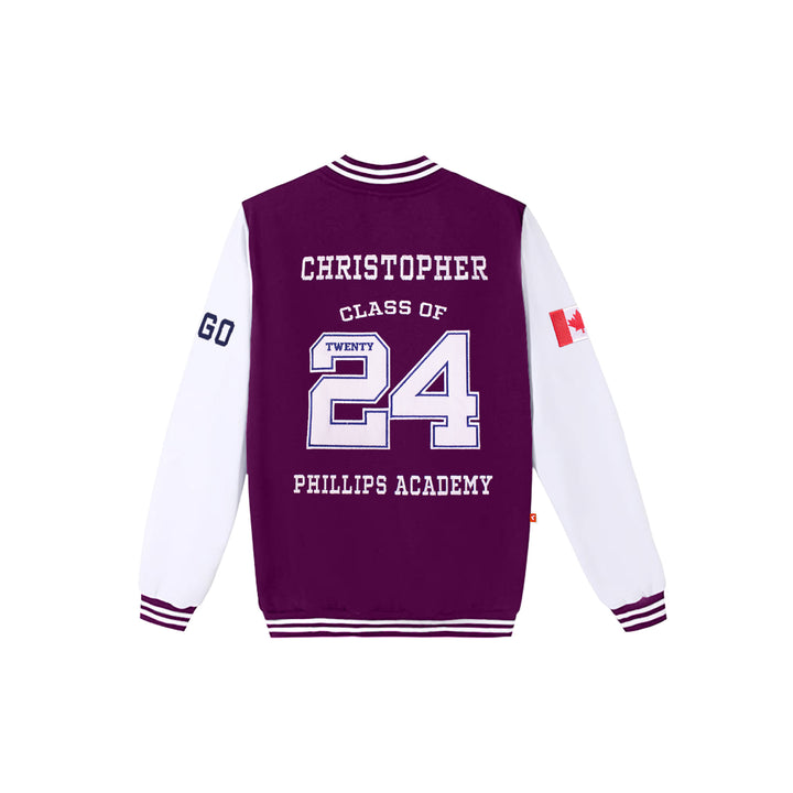 Custom made Varsity Jackets - MOQ 24 pcs (Mixed Sizes) - Just Adore