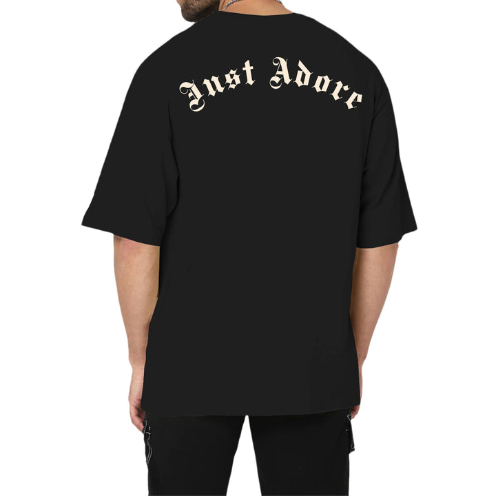Rock and Roll Skull Oversized Men Tshirt - Just Adore