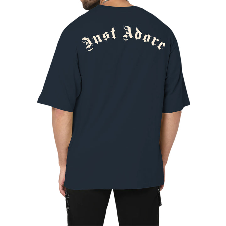 Rock and Roll Skull Oversized Men Tshirt - Just Adore