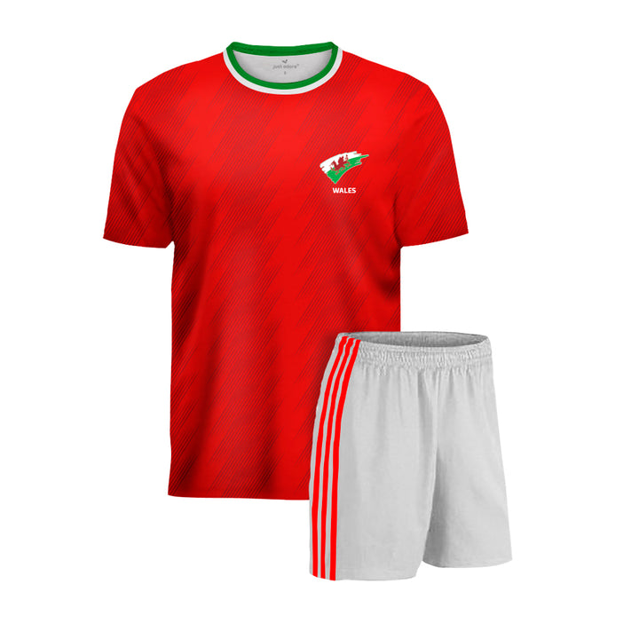 Wales Football Team Fans Home Jersey Set - Just Adore