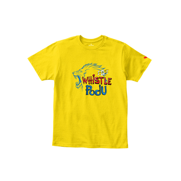 Whistle Podu - CSK Kids Tshirt - Just Adore