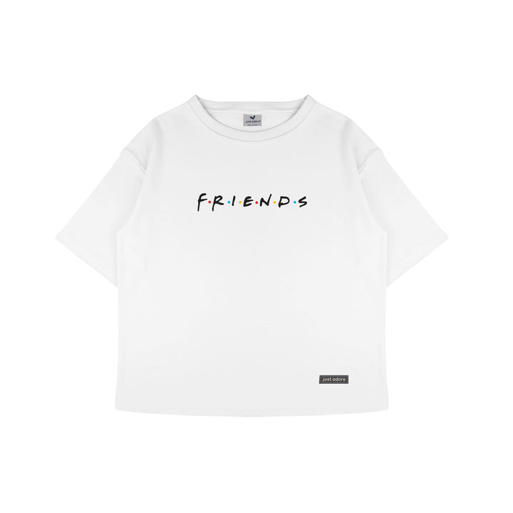 Oversized Women Friends Tshirt - Just Adore