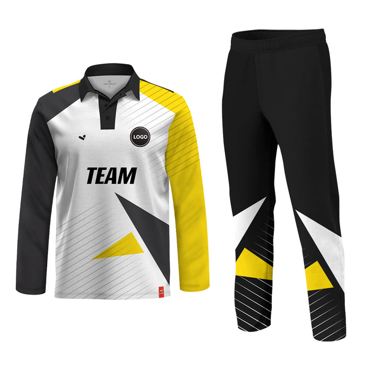 Full Sublimation Printed Cricket Team Uniform set , MOQ - 11 Sets - Just Adore