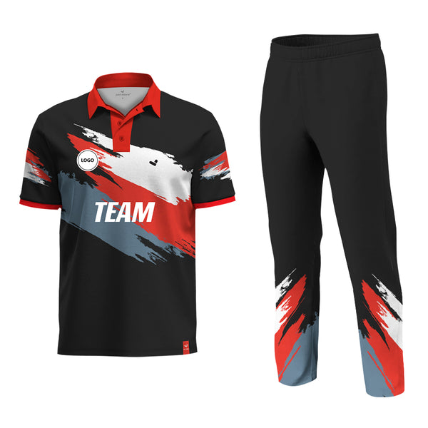 Digital Printed Cricket Team Uniform Set - Full Sublimation, MOQ - 11 Sets - Just Adore