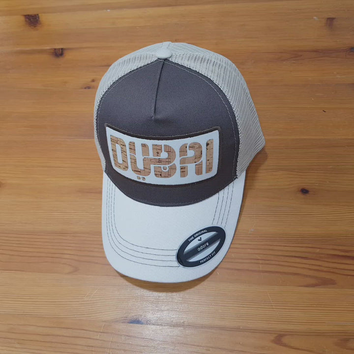 Wooden Printed Dubai Cap - Wood Cap