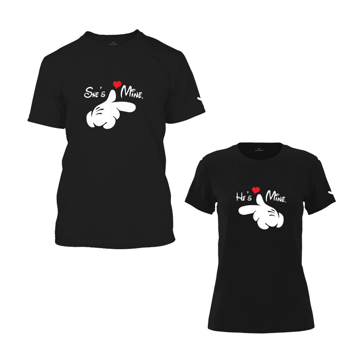 She's mine and He's Mine Couple T-shirt - Just Adore