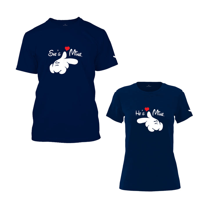 She's mine and He's Mine Couple T-shirt - Just Adore