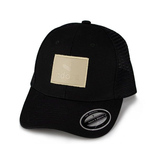 Just Adore Leather Badge Cap - Just Adore