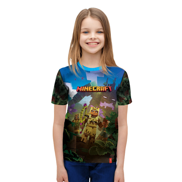 Minecraft Printed Kids Tshirt - Just Adore