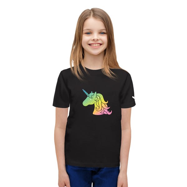 Rainbow Unicorn Kids Tshirt - Just Adore